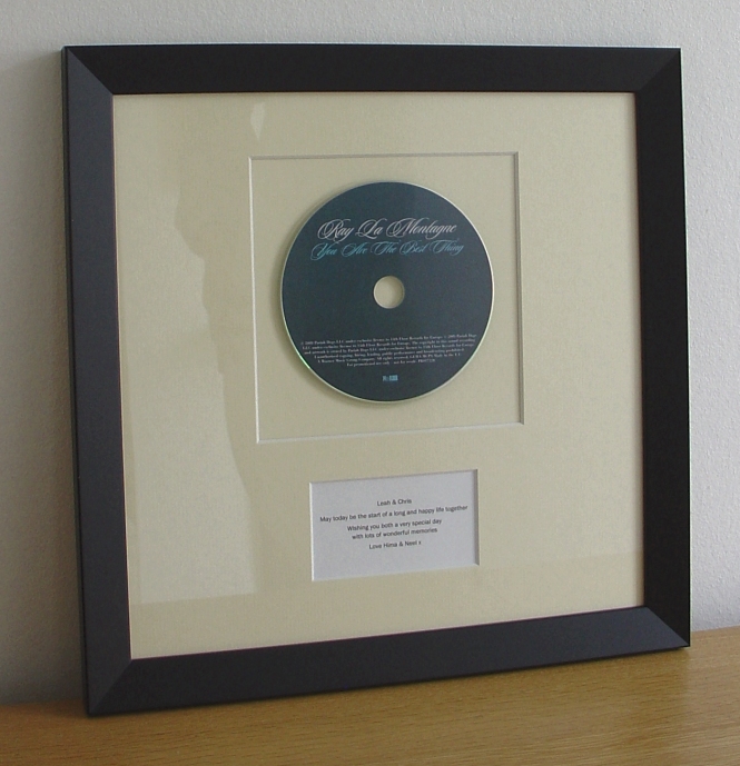 Personalised Framed Lyrics Print Ray La Montagne 'You are The Best Thing' 